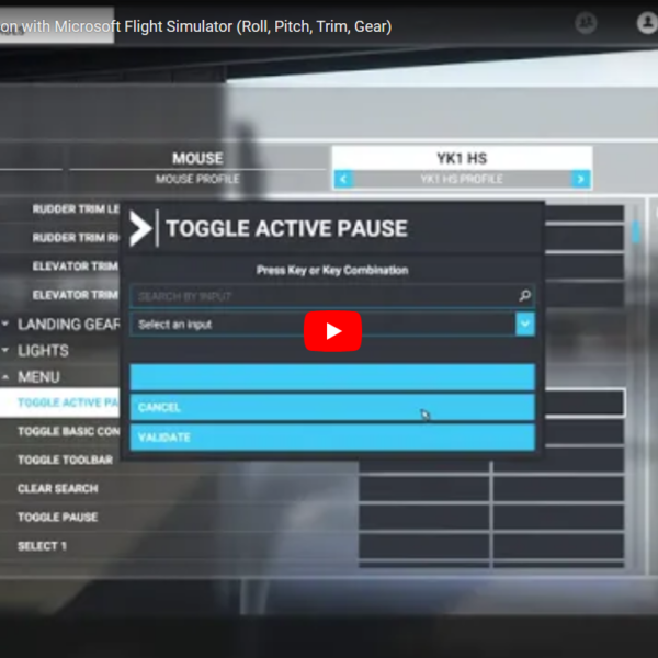 Redbird Alloy Yoke Configuration with Microsoft Flight Simulator (Roll ...